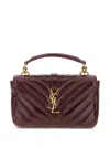 Saint Laurent Mini College Tote Bag In Red