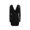 Saint Laurent Cupro Mini Dress