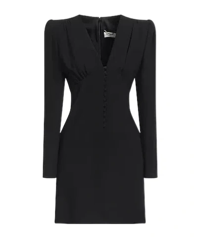 Saint Laurent Mini Dresses In Black