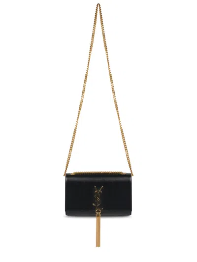Saint Laurent Mini Elegant Shoulder Bag In Black
