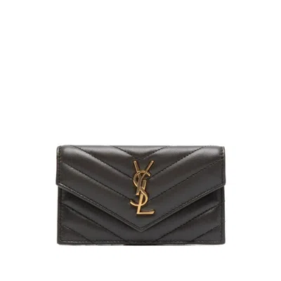 Saint Laurent Mini Flap Card Wallet