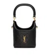 Saint Laurent Mini Gaby Bucket Bag In Black