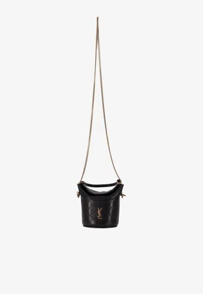 Saint Laurent Mini Gaby Crossbody Bag In Black