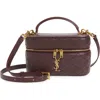Saint Laurent Mini Gaby Quilted Leather Vanity Case