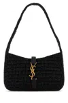 Saint Laurent Mini Hobo 5a7 Black Crochet