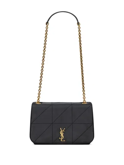 Saint Laurent Women Mini Jamie 4.3 Chain Bag In Lamb Leather In Black