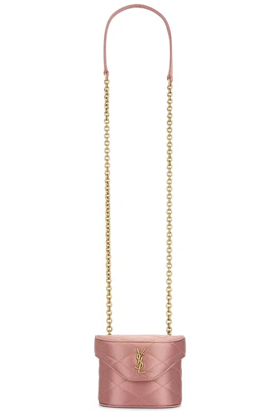 Saint Laurent Mini June Chain Bag In Dragee