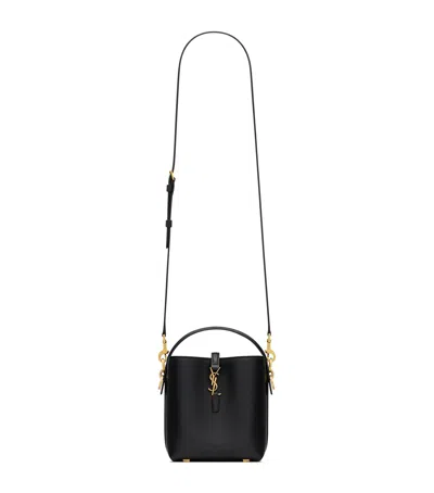 Saint Laurent Mini Le 37 Bucket Bag In Black
