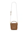Saint Laurent Mini Le 37 Bucket Bag In Brown