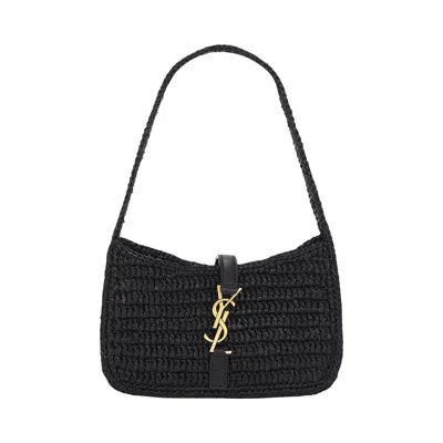 Pre-owned Saint Laurent Mini Le 5 À 7 Hobo Bag 'black' | Women's Size Onesize