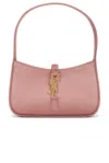 Saint Laurent Mini Le 5 A 7 Hobo Bag In Dragee
