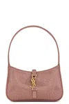 Saint Laurent Mini Le 5 A 7 Hobo Bag In Elderberry
