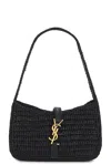 Saint Laurent Mini Le 5 A 7 Hobo Bag In Nero