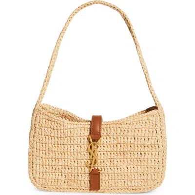 SAINT LAURENT SAINT LAURENT MINI LE 5 À 7 RAFFIA HOBO