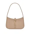 Saint Laurent Le 5 À 7 Mini In Shiny Leather In Nude