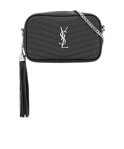 Saint Laurent Mini Lou Bag In Black