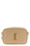 Saint Laurent 'mini Lou' Crossbody Bag In Neutral