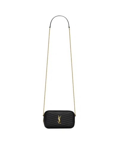 SAINT LAURENT MINI LOU IN QUILTED LEATHER