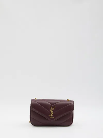 Saint Laurent Mini Lou Lou In Red