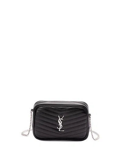 Saint Laurent Mini `lou` Shoulder Bag In Black  