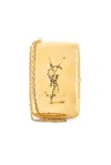 Saint Laurent Mini Minaudiere In Orange
