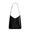 Saint Laurent Mini Rendez-vous Leather Shoulder Bag In Black