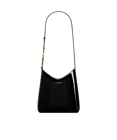 Saint Laurent Mini Rendez-vous Shoulder Bag In Black