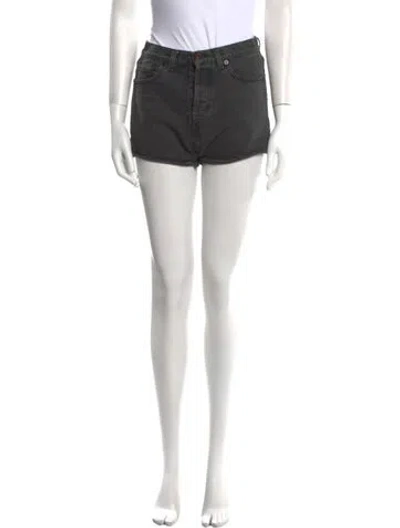 Pre-owned Saint Laurent Mini Shorts In Black