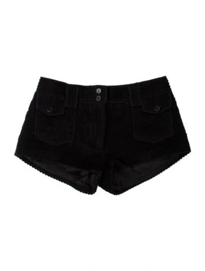 Pre-owned Saint Laurent Mini Shorts In Black