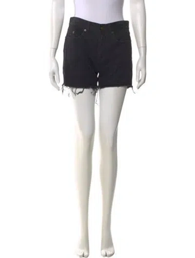Pre-owned Saint Laurent Mini Shorts In Black
