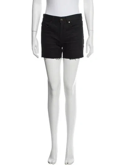 Pre-owned Saint Laurent Mini Shorts In Black