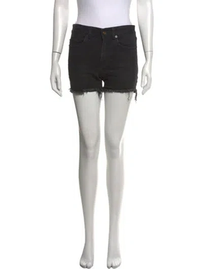 Pre-owned Saint Laurent Mini Shorts In Black