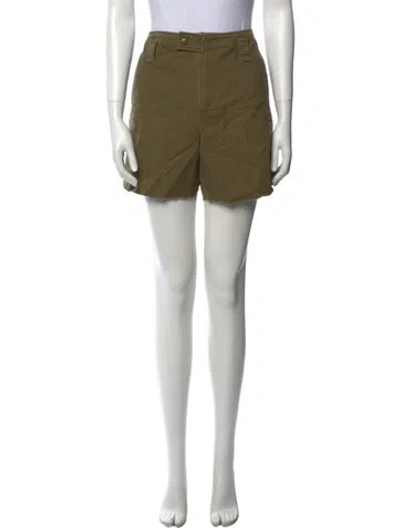 Pre-owned Saint Laurent Mini Shorts In Green