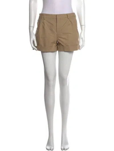 Pre-owned Saint Laurent Mini Shorts In Neutrals
