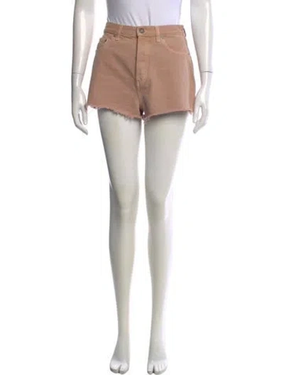 Pre-owned Saint Laurent Mini Shorts In Pink