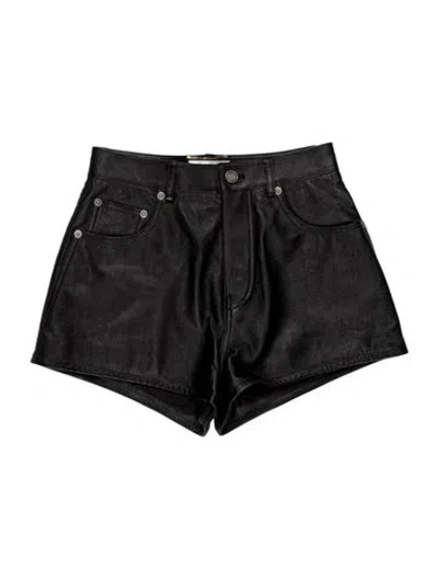 Pre-owned Saint Laurent Mini Shorts W/ Tags In Black