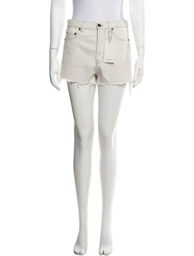 Pre-owned Saint Laurent Mini Shorts W/ Tags In Neutrals