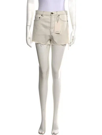 Pre-owned Saint Laurent Mini Shorts W/ Tags In Neutrals