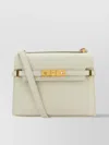 Saint Laurent Manhattan Mini Calfskin Crossbody Bag In Neutrals