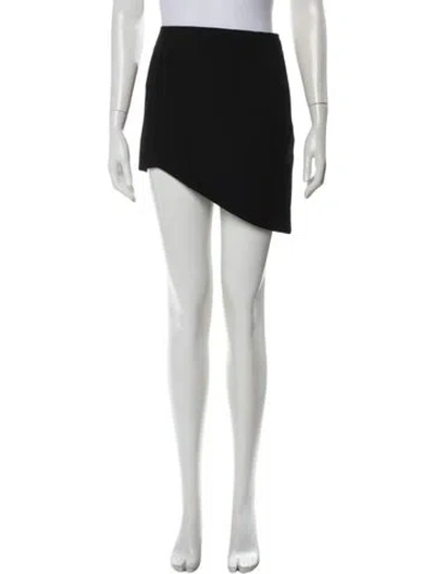 Pre-owned Saint Laurent Mini Skirt In Black