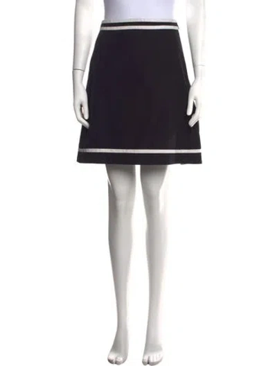 Pre-owned Saint Laurent Mini Skirt In Black