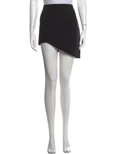 Pre-owned Saint Laurent Mini Skirt In Black