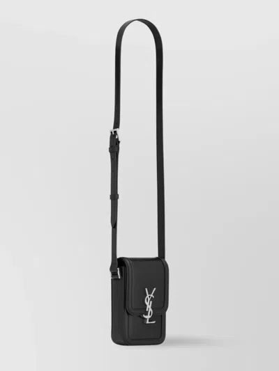 Saint Laurent Mini Solferino Leather Messenger Bag