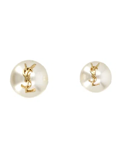Saint Laurent Mini Statement Accessory In Gold
