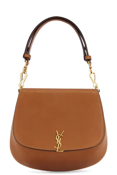 Saint Laurent Mini Top Handle Bag In Brickbrick