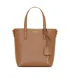 Saint Laurent Mini Toy Shopping Tote Bag In Brown