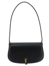Saint Laurent Mini Voltaire In Box Bag In Black