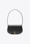Saint Laurent Voltaire Mini Smooth Leather Shoulder Bag In Black