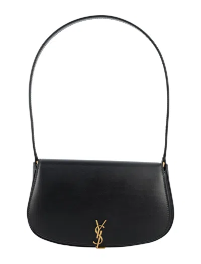 Saint Laurent Mini Voltaire Shoulder Bag In Black