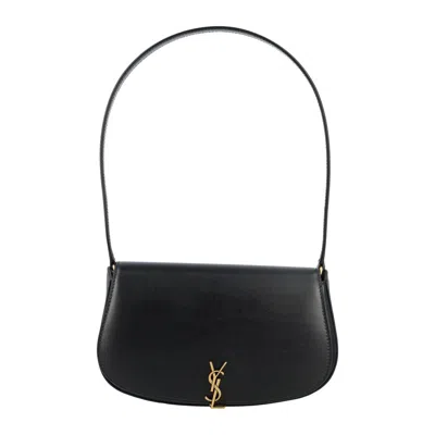 Saint Laurent Mini Voltaire Shoulder Bag In Black